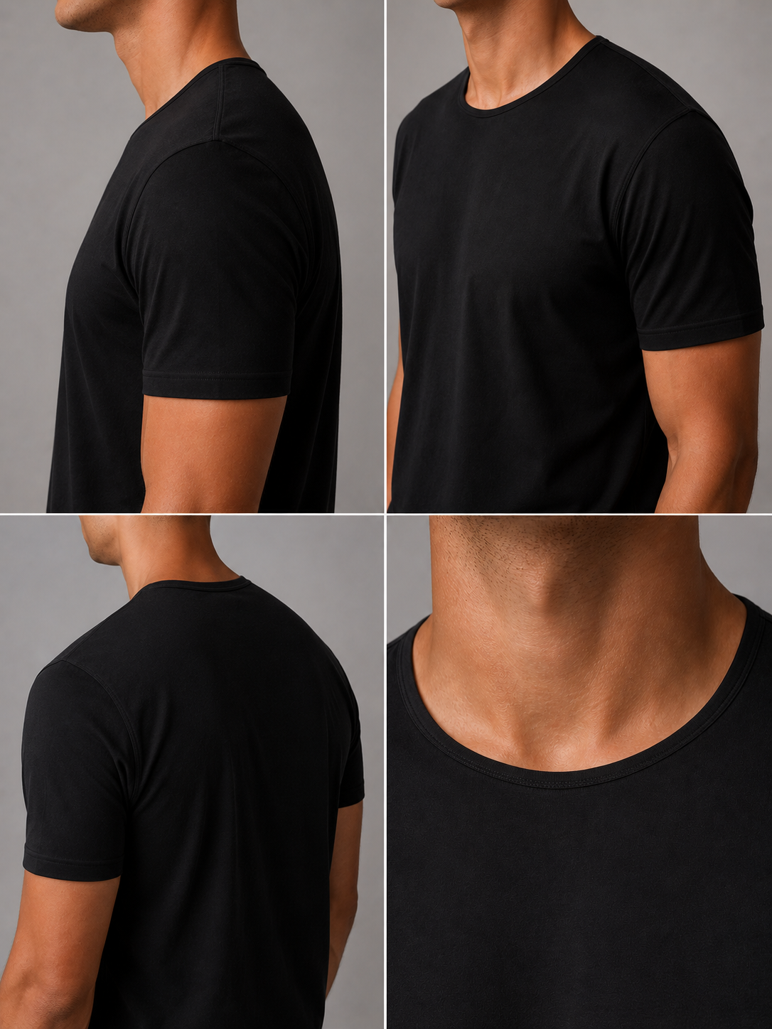 ANIMUS Daily T color Negro — 4 variantes disponibles