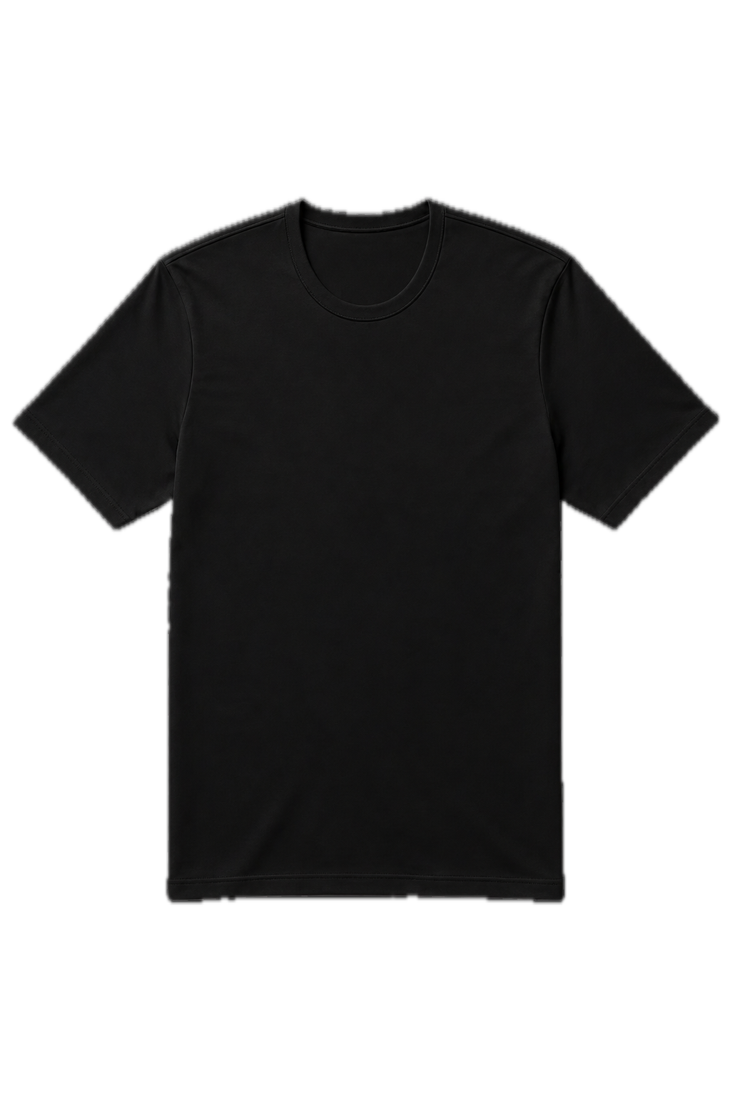 ANIMUS Daily T — detalle de cuello self-fabric doble pespunte