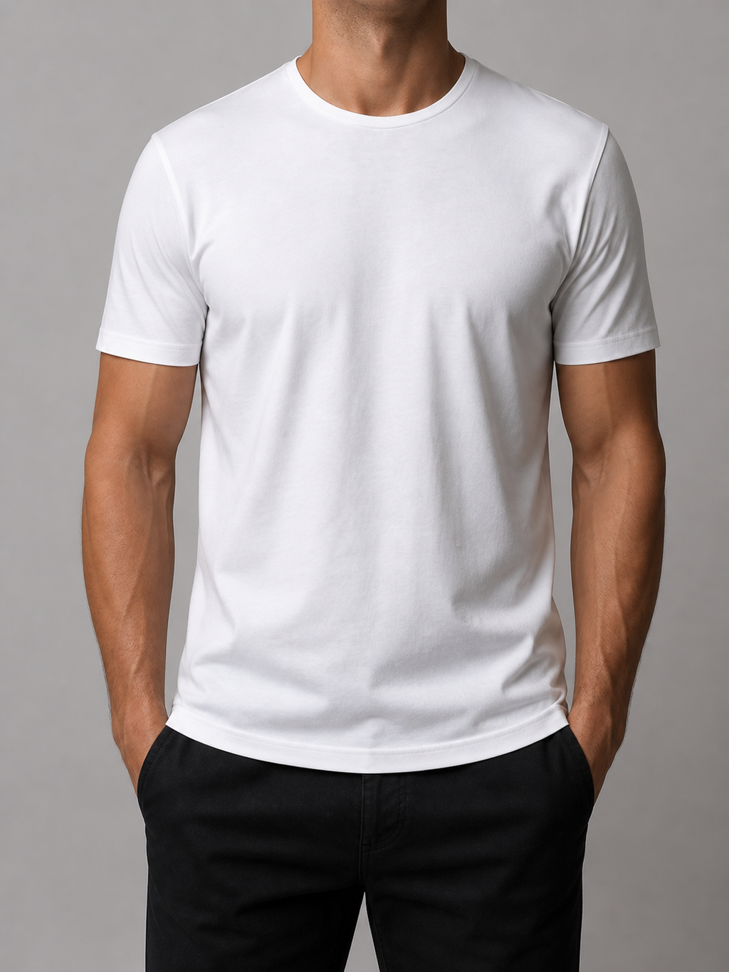 ANIMUS Daily T color Blanco — vista frontal completa