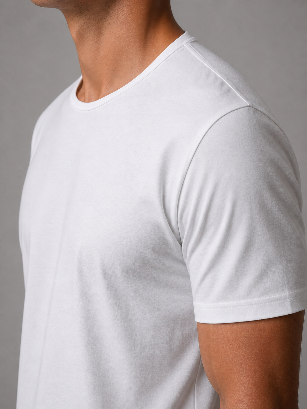 ANIMUS Daily T color Blanco — ángulo lateral