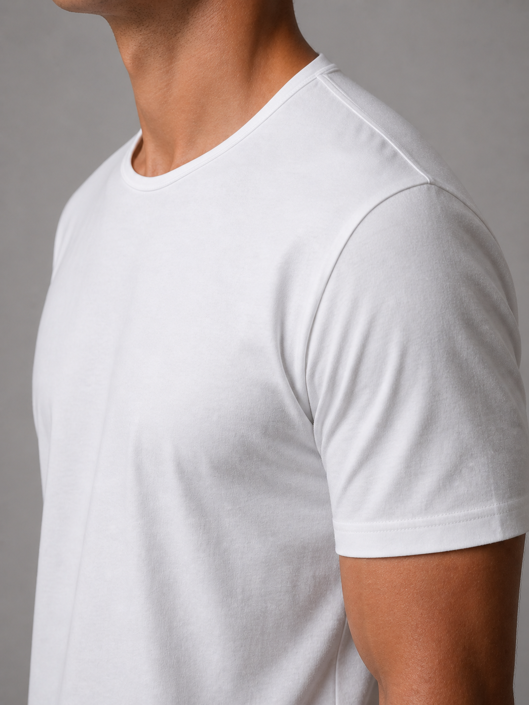 ANIMUS Daily T color Blanco — ángulo lateral