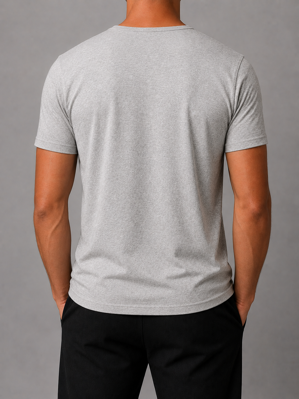 ANIMUS Daily T color Gris — vista trasera