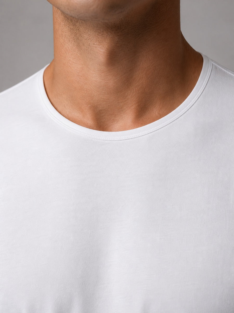 ANIMUS Daily T blanco — detalle