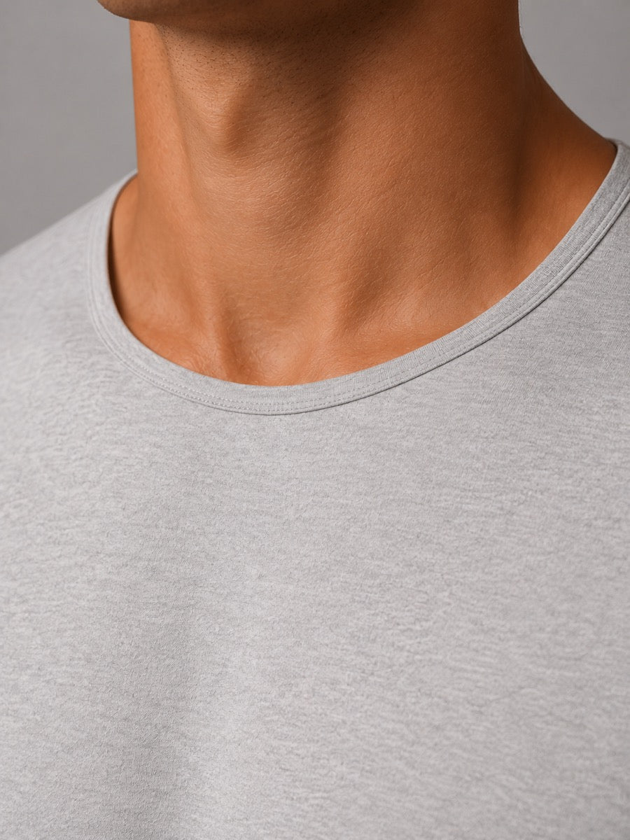 ANIMUS Daily T gris — detalle