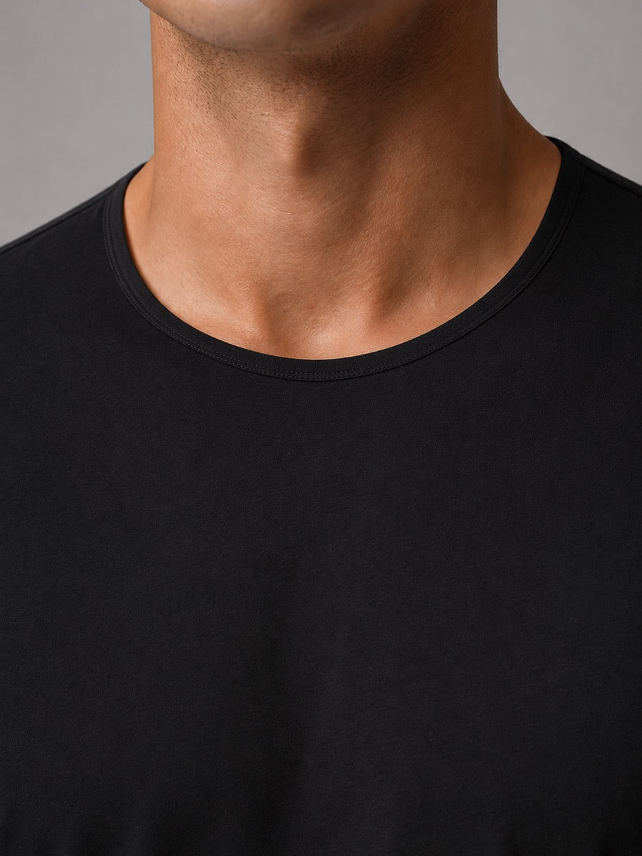 ANIMUS Daily T negro — detalle