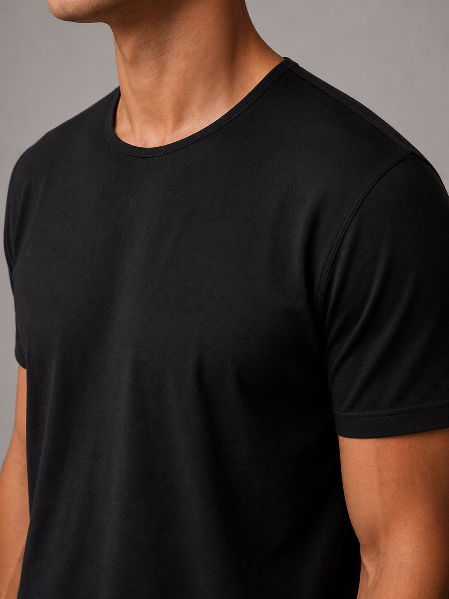 ANIMUS Daily T negro — perfil